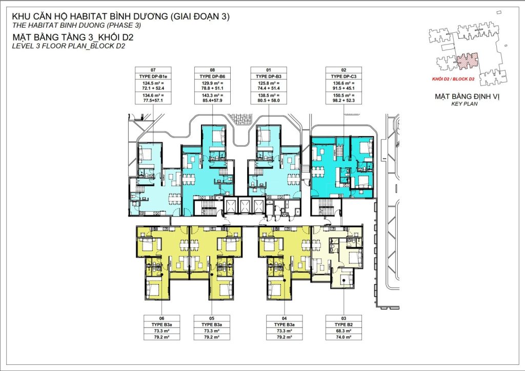 mặt bằng D2 Habitat