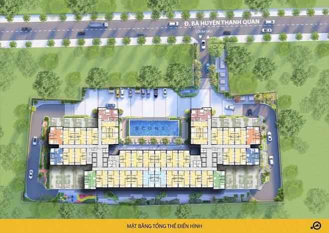 mặt bằng tổng thể Bcosn Aria