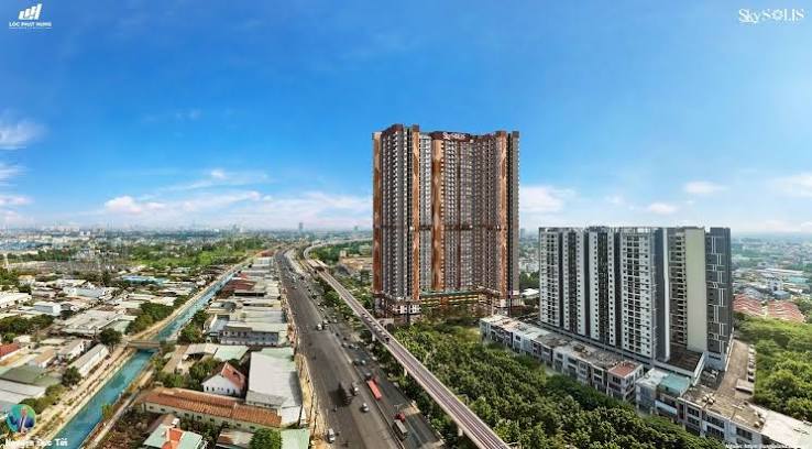 phối cảnh dự án sky solis