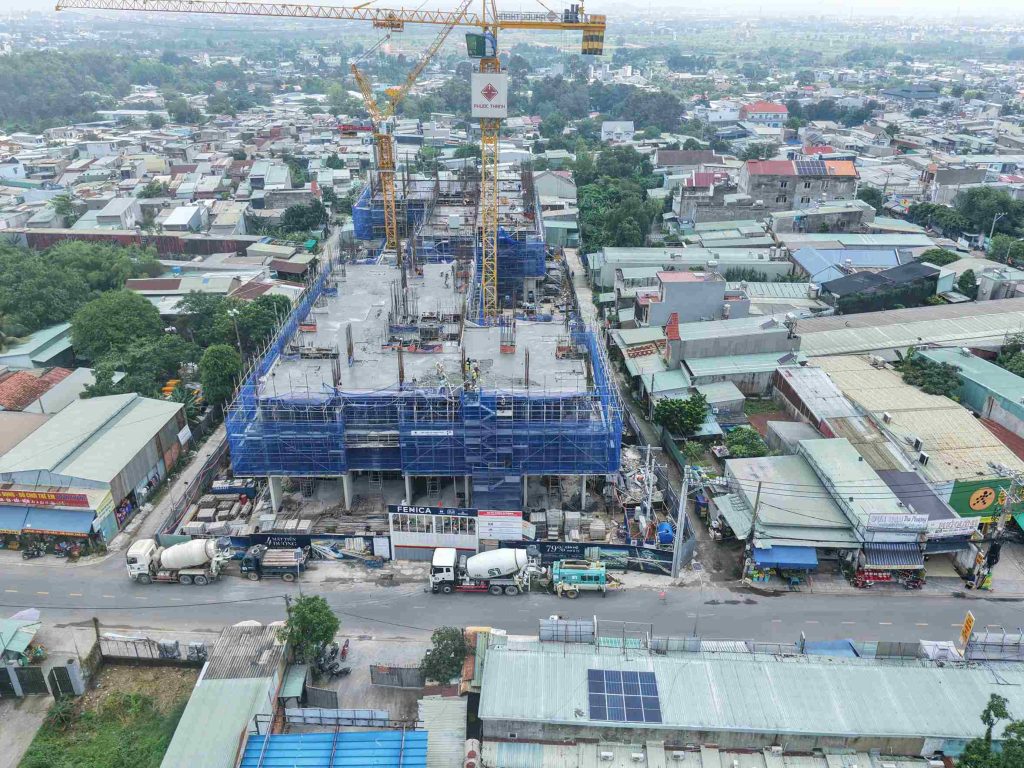 tiến độ chung cư Fenica Trần Quang Diệu