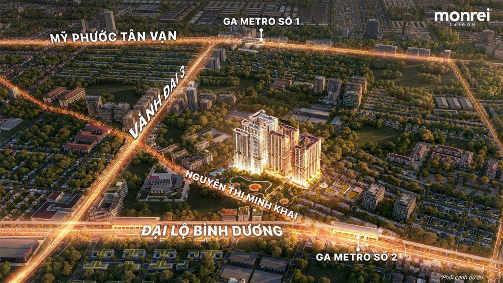 Phối cảnh dự án chung cư Monrei Sài Gòn